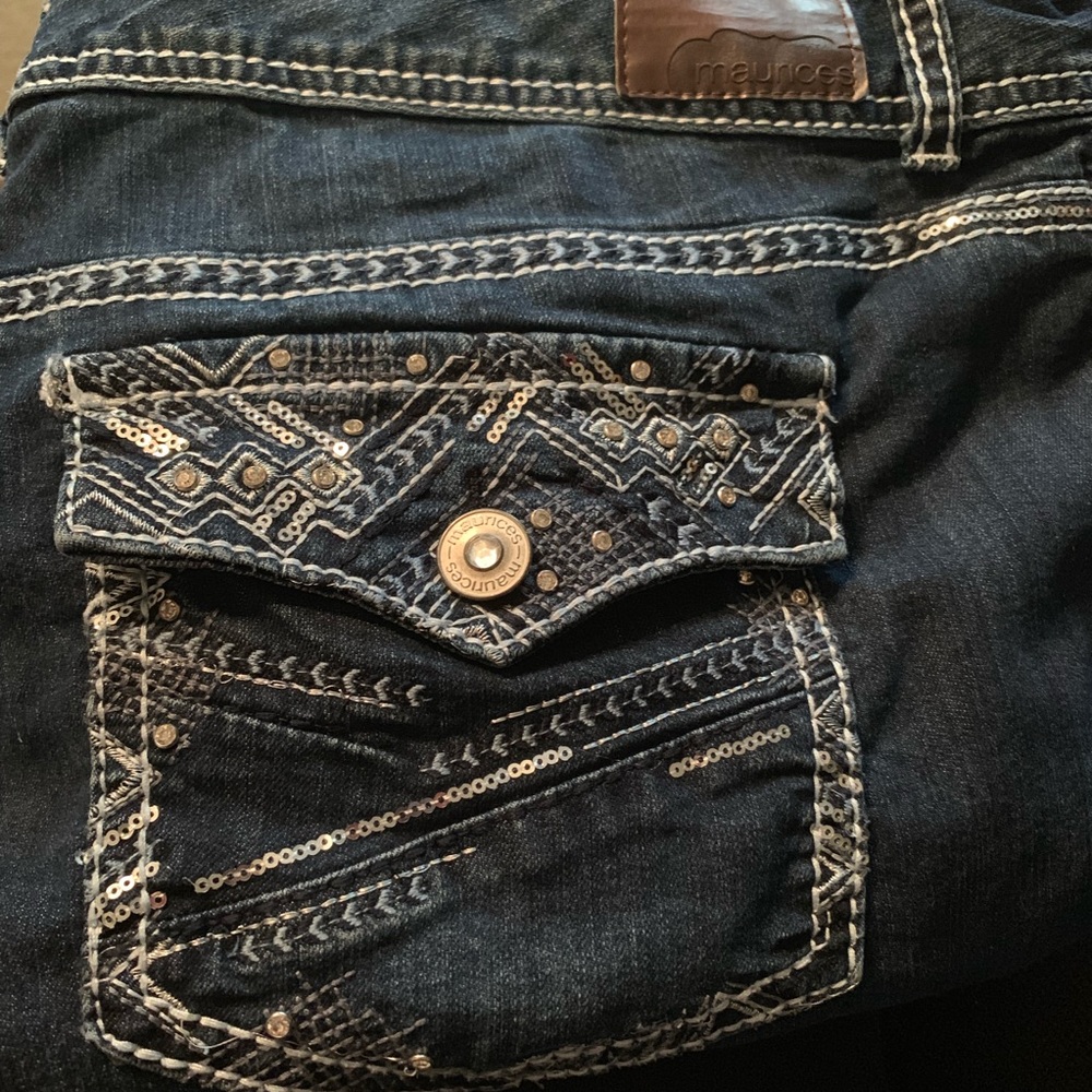 Maurice’s sequin bling jeans women’s plus size 24